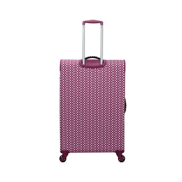 Violeti rozā bagāžas soma uz 4 riteņiem Lollipops Jenny, augstums 77 cm-image-2