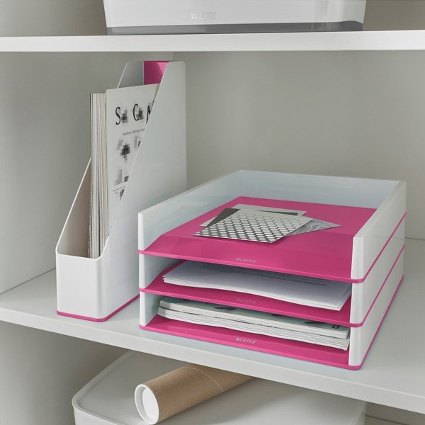 Balts/rozā dokumentu organizators Leitz WOW-image-1