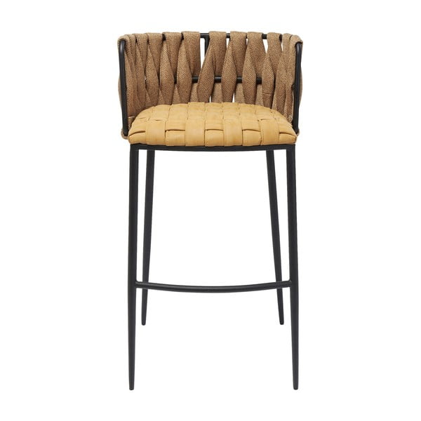 2 dzeltenu bāra krēslu komplekts Kare Design Cheerio-image-1