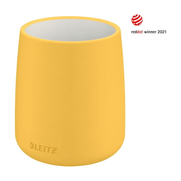 Dzeltena keramikas krūzīte rakstāmpiederumiem Leitz Cosy-image-4