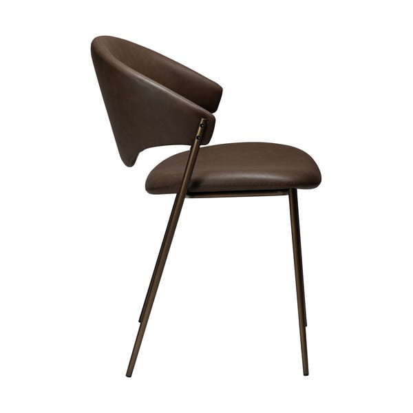 Tumši brūns mākslīgās ādas pusdienu krēsls Zone – DAN-FORM Denmark-image-2