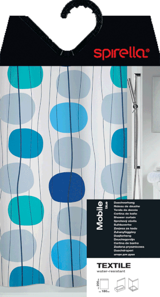 Dušas aizkars 180x200 cm Mobile – Spirella-image-1