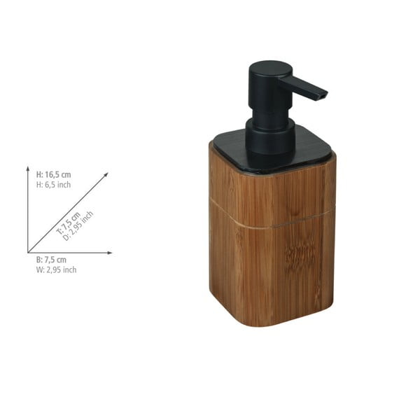 Brūns bambusa vannas istabas piederumu komplekts Serro – Wenko-image-4