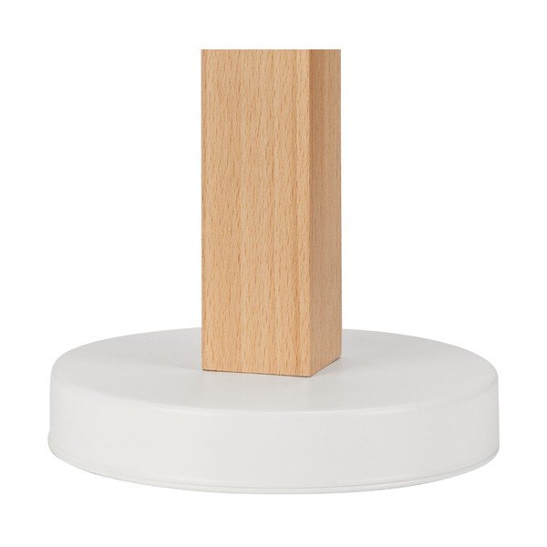 Balta/brūna galda lampa (augstums 39 cm) Orazio – LAMKUR-image-4