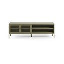 Zaļš metāla TV galdiņš 160x50x35 cm Fayna – Marckeric