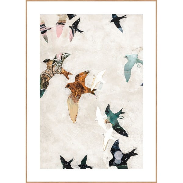 Glezna 30x40 cm Abstract Birds – Malerifabrikken
