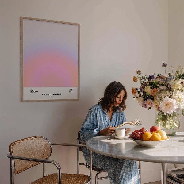 Drukāta glezna ar rāmi 50x70 cm Soft Nuances – Styler-image-1