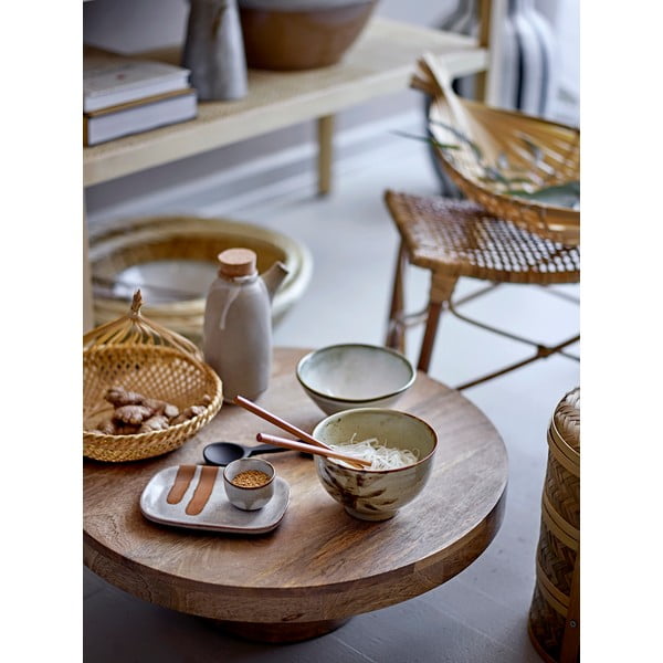 Smilšu balta keramikas pudele ar aizbāzni Bloomingville Masami, 600 ml-image-1