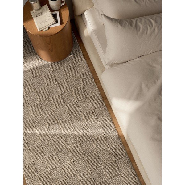 Bēšs ar rokām darināts vilnas celiņa paklājs 80x200 cm Scala – Villeroy&Boch-image-3