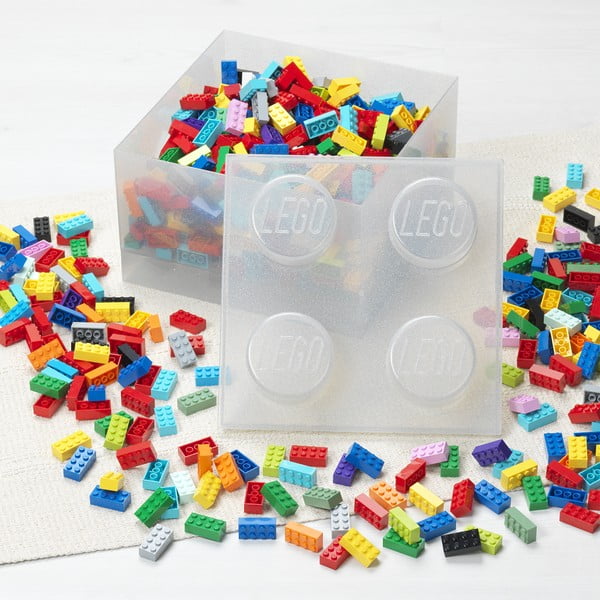 Plastmasas uzglabāšanas kaste bērniem 25x25x18 cm – LEGO®-image-3