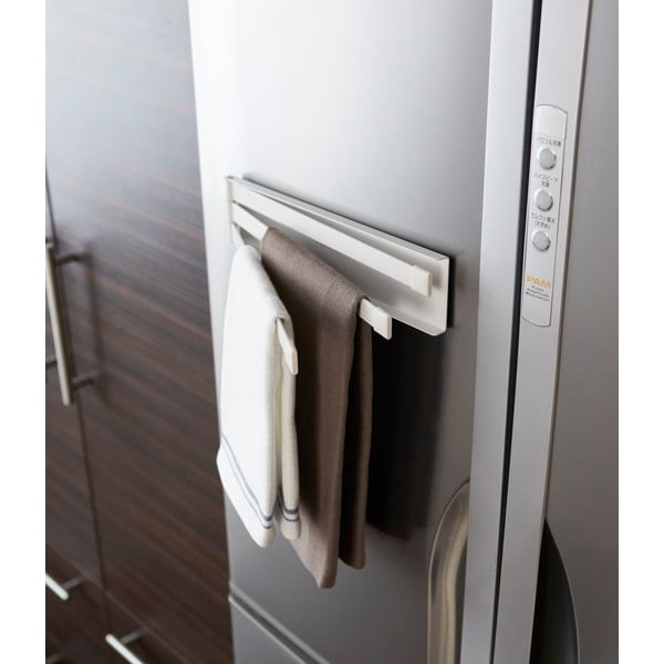 Balts magnētisks nolokāms dvieļu turētājs YAMAZAKI Tower-image-3