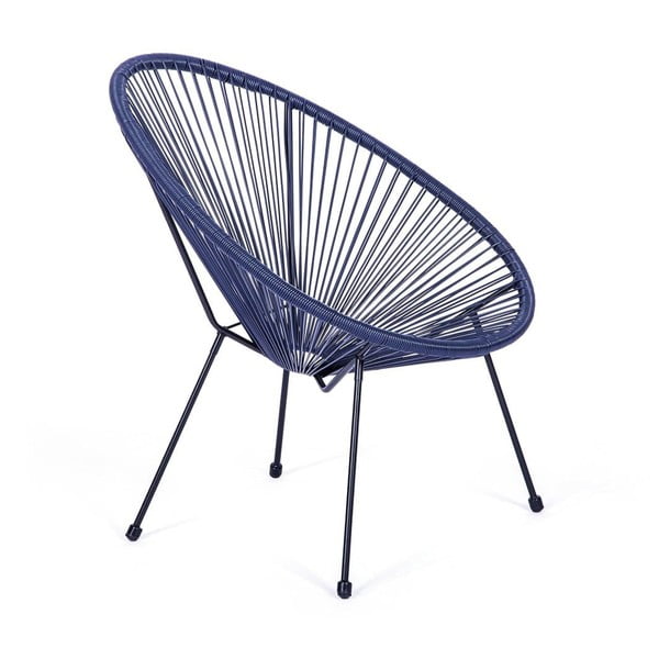 Zils metāla/plastmasas dārza atpūtas krēsls Avocado Comfort – Bonami Selection-image-1