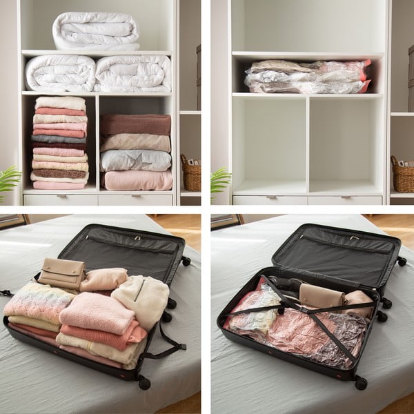 Vakuuma maisi apģērbam (3 gab.) Space Save M/L – Compactor-image-1