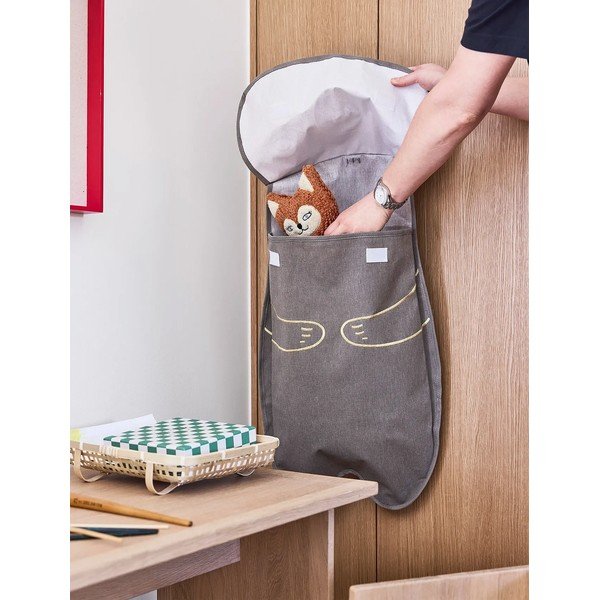 Brūns tekstila piekaramais organizators Darling Bear – OYOY Mini-image-2