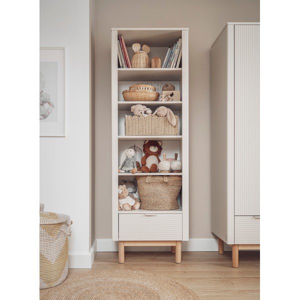 Bēšs bērnu grāmatu plaukts 65x42 cm Miloo – Pinio-image-1