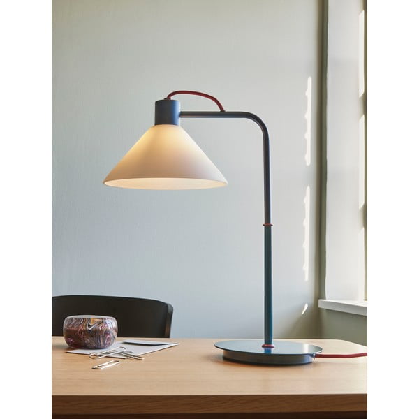 Zaļganzila galda lampa ar stikla abažūru (augstums 44 cm) Spot – Hübsch-image-1