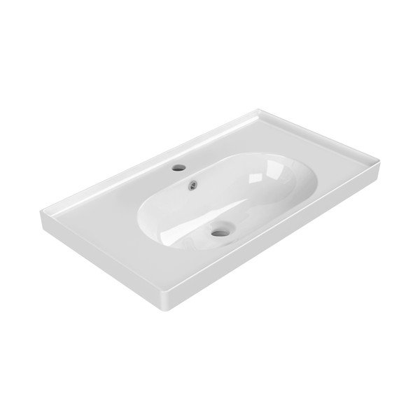 Balta keramikas izlietne 80x45 cm Brand – Sapho