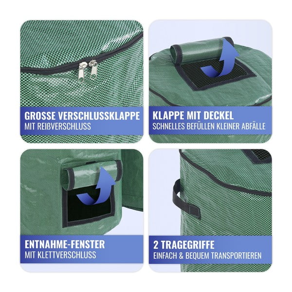 Zaļi kompostētāji (2 gab.) 125 l – Maximex-image-4