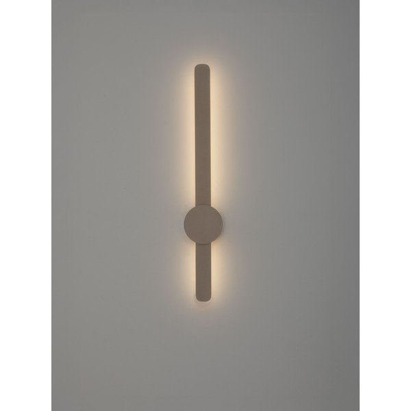 Pelēkbēša alumīnija LED sienas lampa Norei – Nova Luce-image-3