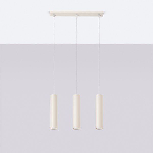 Krēmkrāsas piekaramā lampa Castro – Sollux-image-3