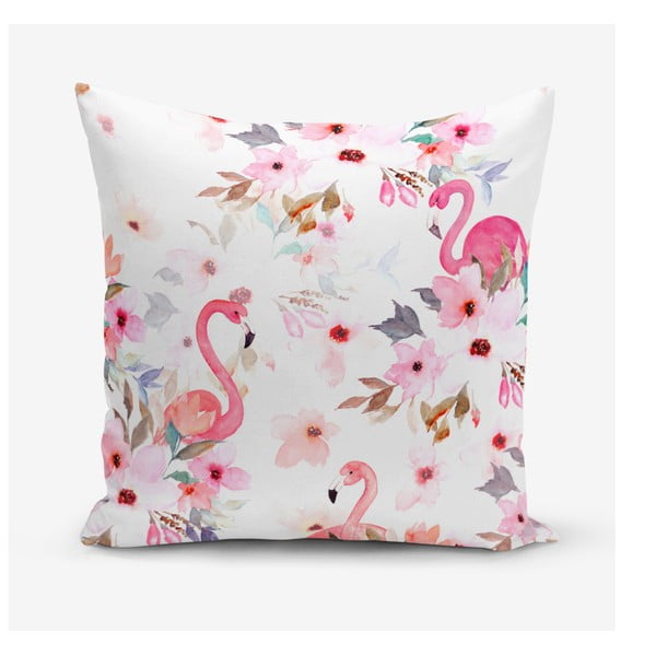 Spilvendrāna Minimalist Cushion Covers Flamingo Party, 45 x 45 cm