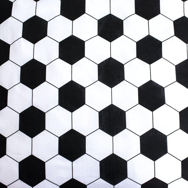 Zaļa vienguļamā kokvilnas bērnu gultas veļa 140x200 cm Football – Jerry Fabrics-image-4