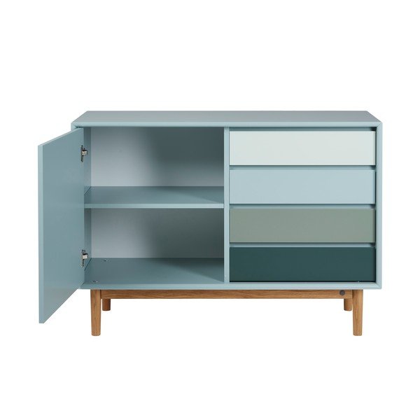 Piparmētru zaļa zema kumode 114x80 cm Color Box – Tom Tailor-image-3