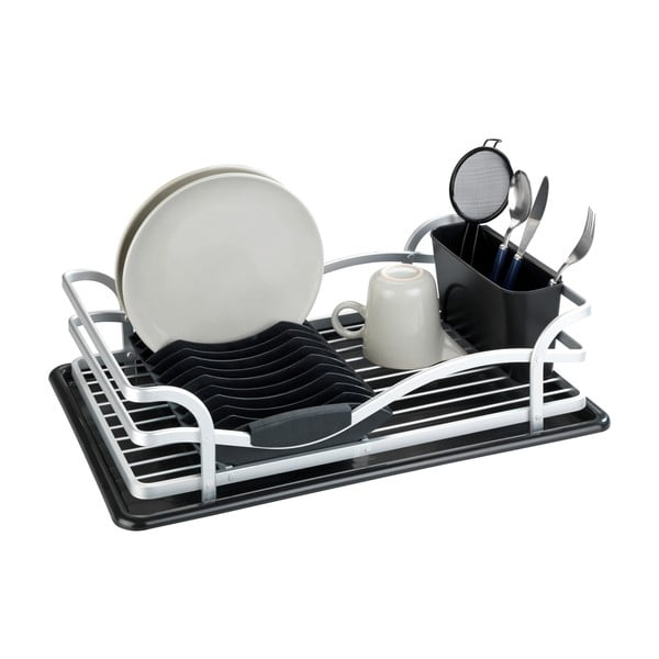 Melns alumīnija trauku žāvētājs Wenko Drip -image-2