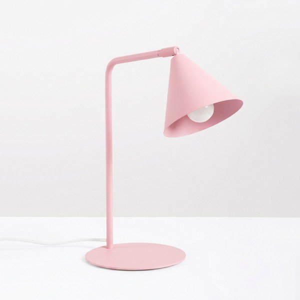 Rozā tērauda galda lampa ar saliekamu konstrukciju (augstums 35 cm) Zylo – Sollux-image-4