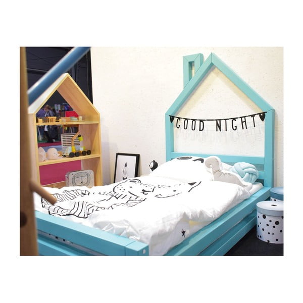 Benlemi Wally melna bērnu gulta no egles koka, 80 x 180 cm-image-4