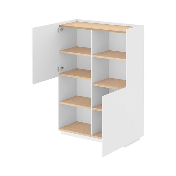 Balts matēts grāmatplaukts 100x147 cm Nina – TemaHome-image-3