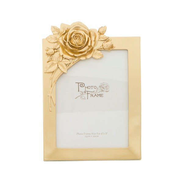 Dzeltens fotorāmis sveķu rāmī Mauro Ferretti Glam Rose, 15 x 20 cm-image-2