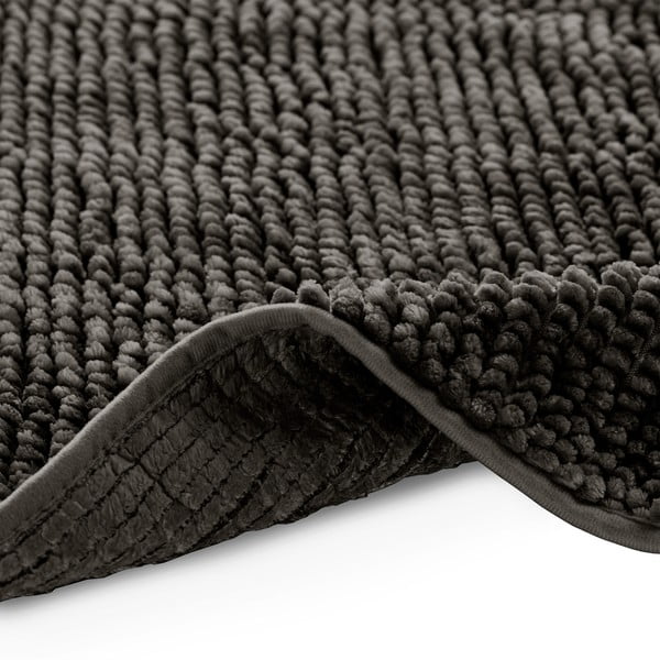 Tumši pelēks vannas istabas paklājiņš 70x120 cm Bati – Restilo-image-3