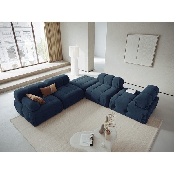 Tumši zils modulārais dīvāns Ferento – Cosmopolitan Design-image-1