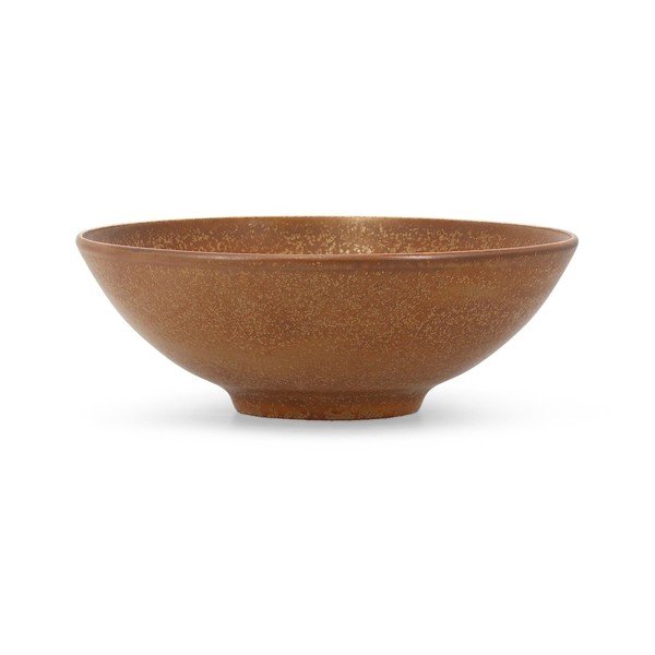 Brūna porcelāna bļoda ø 21 cm Ovio – BonBistro