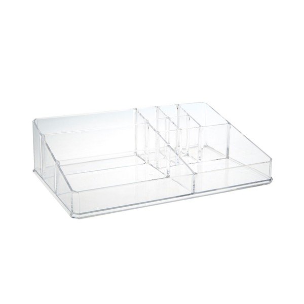 9 nodalījumu kosmētikas organizētājs Premier Housewares Met Caurspīdīgs-image-3