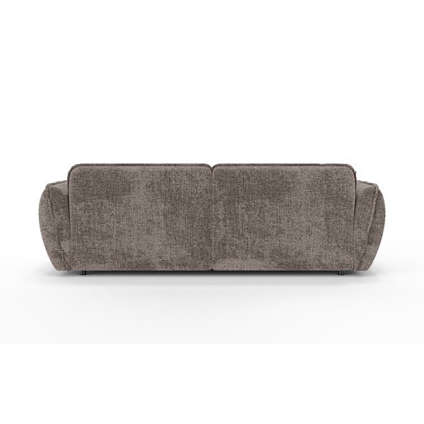 Pelēkbrūns stūra dīvāns no šenila auduma (ar kreiso stūri/ar zvilni) Nelia – Ropez-image-4