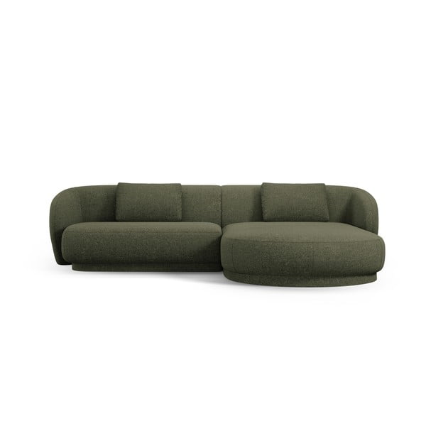 Zaļš stūra dīvāns Camden – Cosmopolitan Design