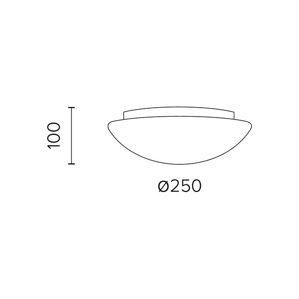 Griestu lampa Sotto Luce MATO, ⌀ 25 cm-image-2