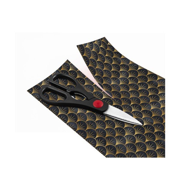 Dekoratīvās tapetes mēbelēm melnā un zelta krāsā Ambiance Youlika-image-2