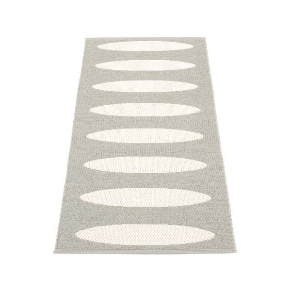 Pelēks iekštelpu un āra celiņa paklājs 70x150 cm Ella Warm Grey – Pappelina