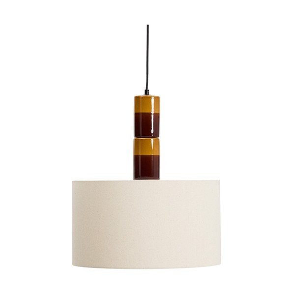 Piekaramā lampa ar auduma abažūru Mavran – Kave Home