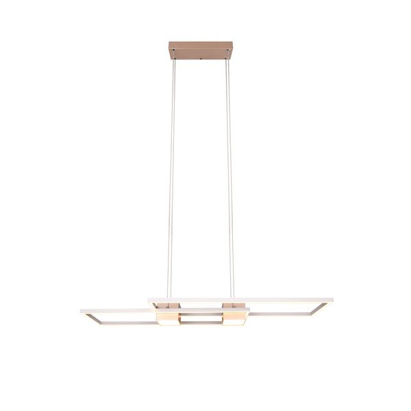 Balta/bronzas krāsas LED piekaramā lampa ar tālvadību/ar regulējamu spilgtumu Albany – Trio-image-2