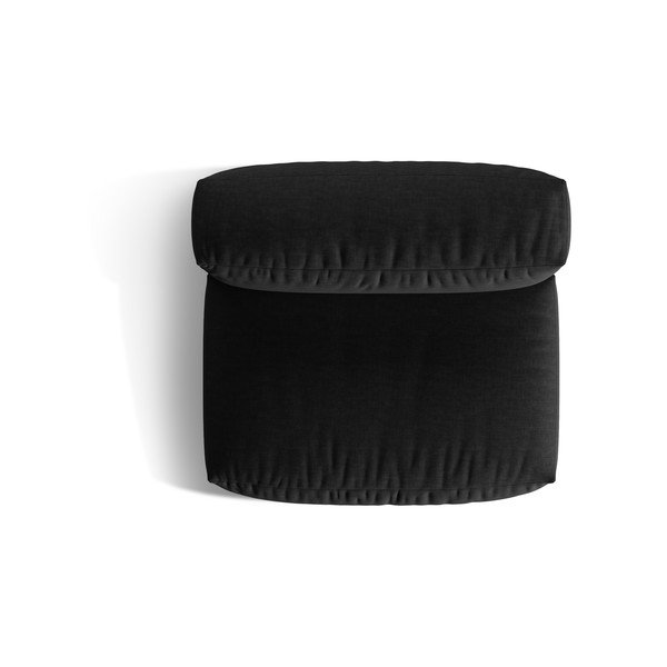 Melna modulārā dīvāna daļa (vidējā moduļa) Martina – Micadoni Home-image-4