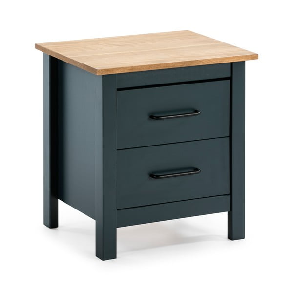 Tumši zils priedes masīvkoka naktsskapītis Miranda – Marckeric-image-2