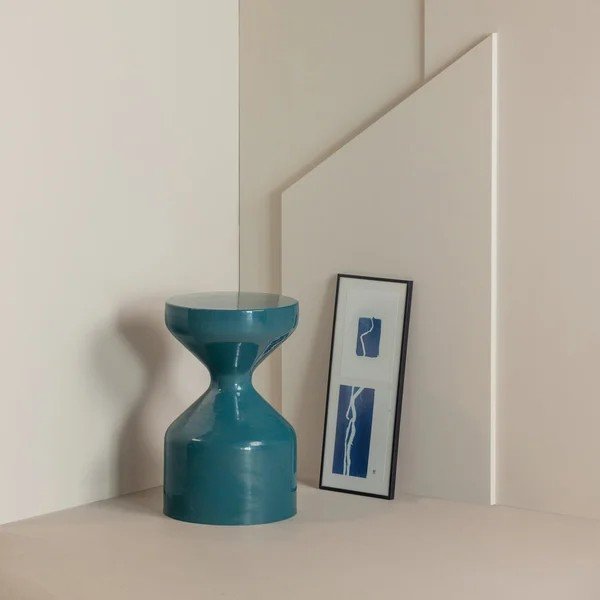 Metāla apaļš sānu galdiņš ø 30 cm Floyd – WOOOD-image-1