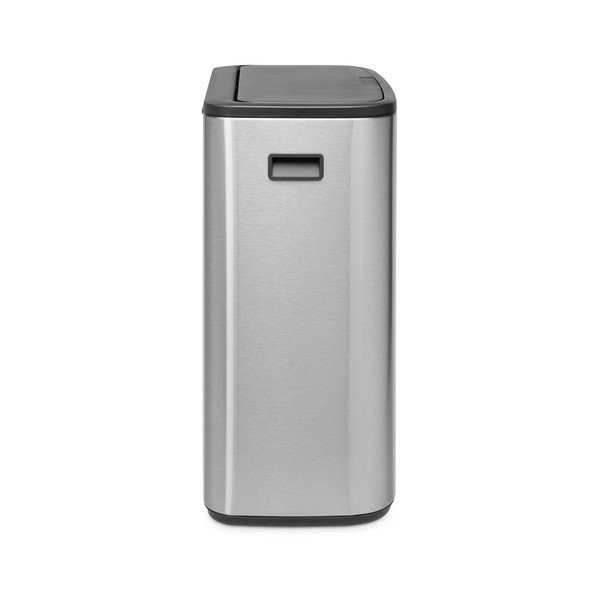 Matētas sudraba krāsas ar pieskārienu atverama tērauda atkritumu tvertne 60 l Bo Touch Bin – Brabantia-image-4