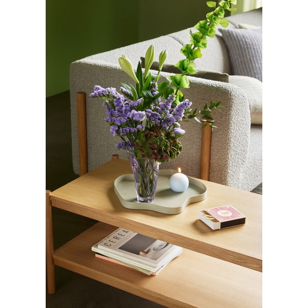 Violeta stikla rokām darināta vāze (augstums 18 cm) Bloom – Hübsch-image-1