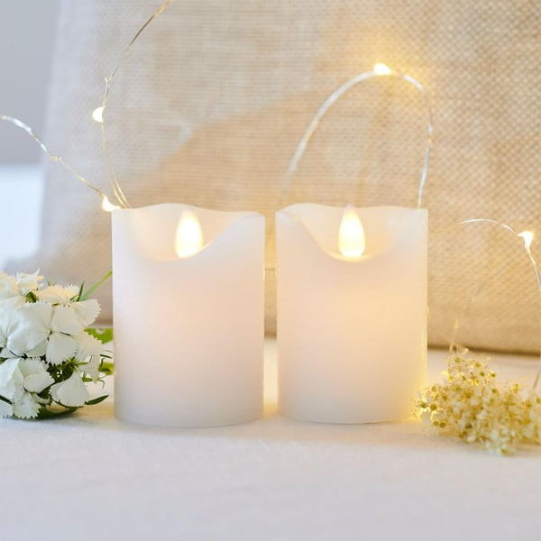 LED svece (2 gab.) (augstums 6,5 cm) Sara Mini – Sirius-image-1