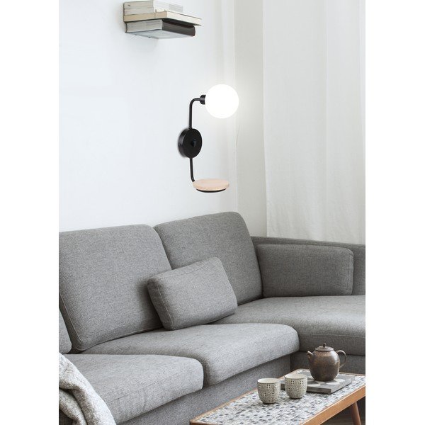 Melna sienas lampa Ponio – Candellux Lighting-image-2